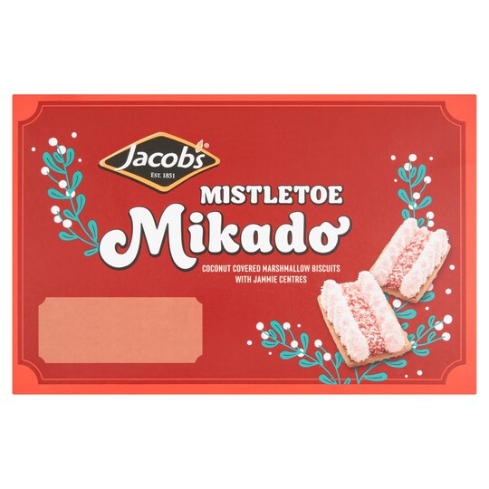10 x Jacobs Mistletoe Mikado 400G