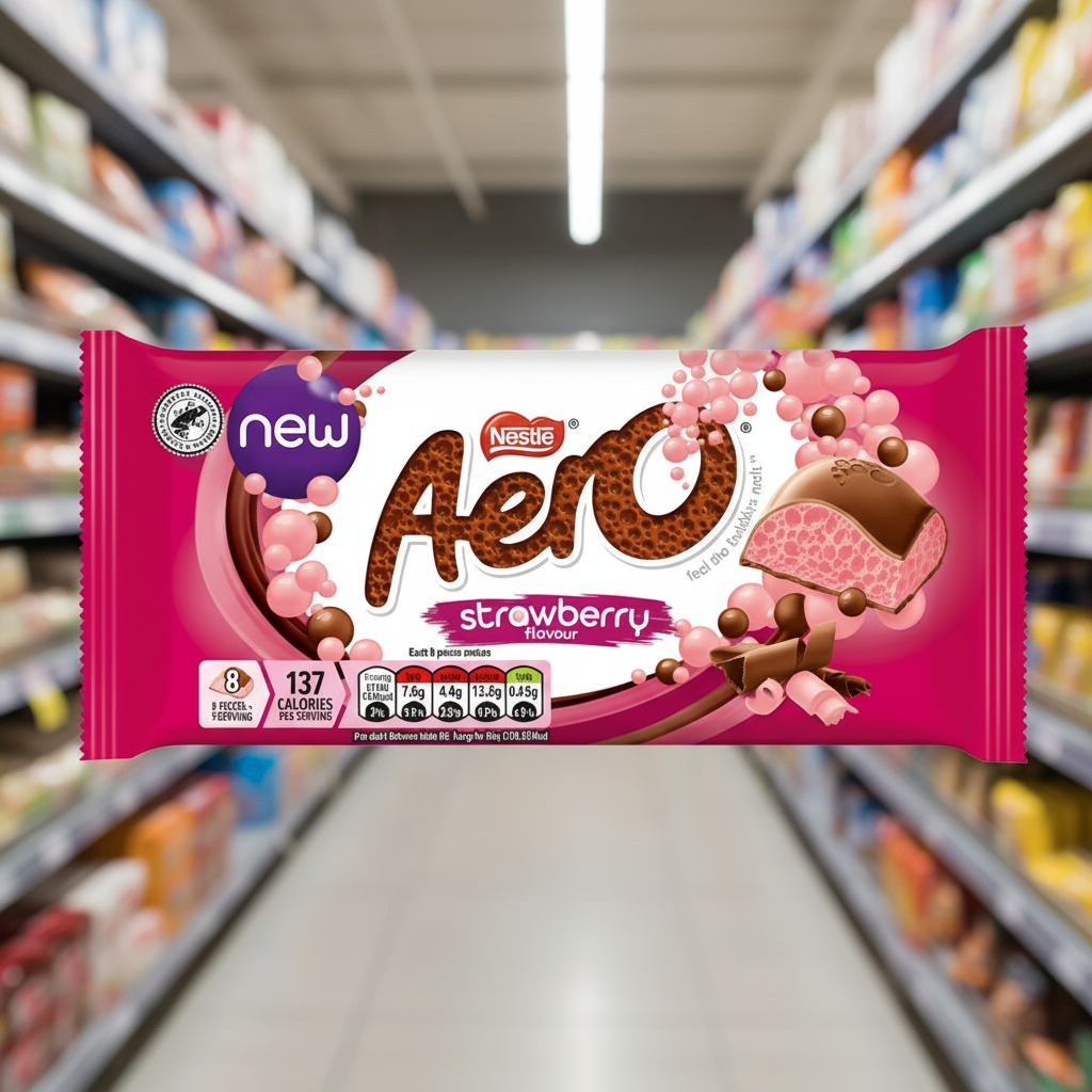 15 x Aero Strawberry Flavour 90G