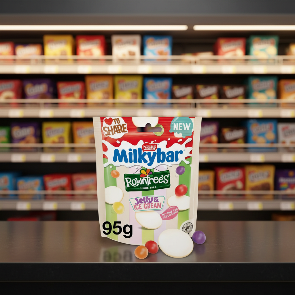 9 x Milkybar Rowntrees Jelly & Ice Cream 95G