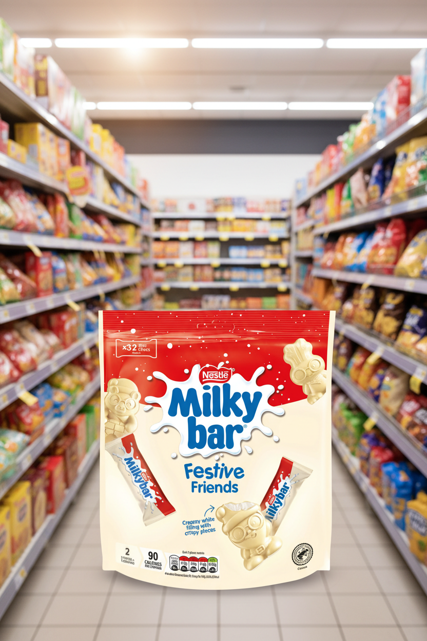 5 X Milkybar Festive Friend Pouch - 262Gm