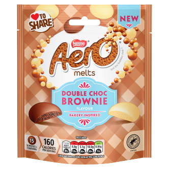 8 x Aero Melts Brownie Pouch - 86G