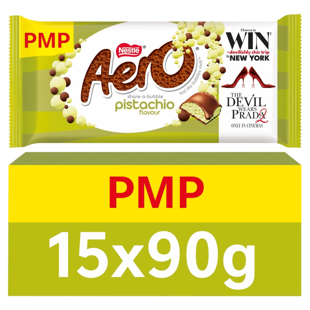 15 X Aero Pistachio Block - 90Gm