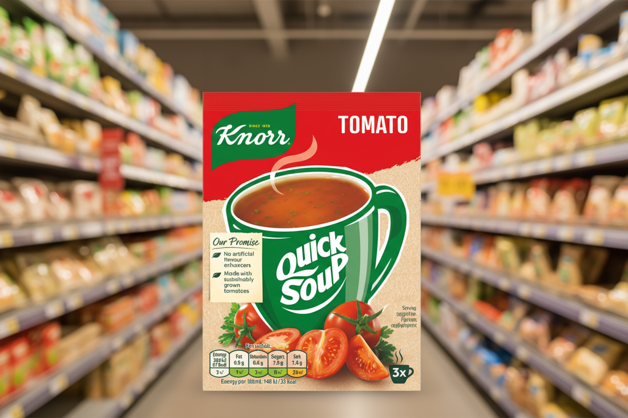 12 X Knorr Quick Soup Tomato 20G
