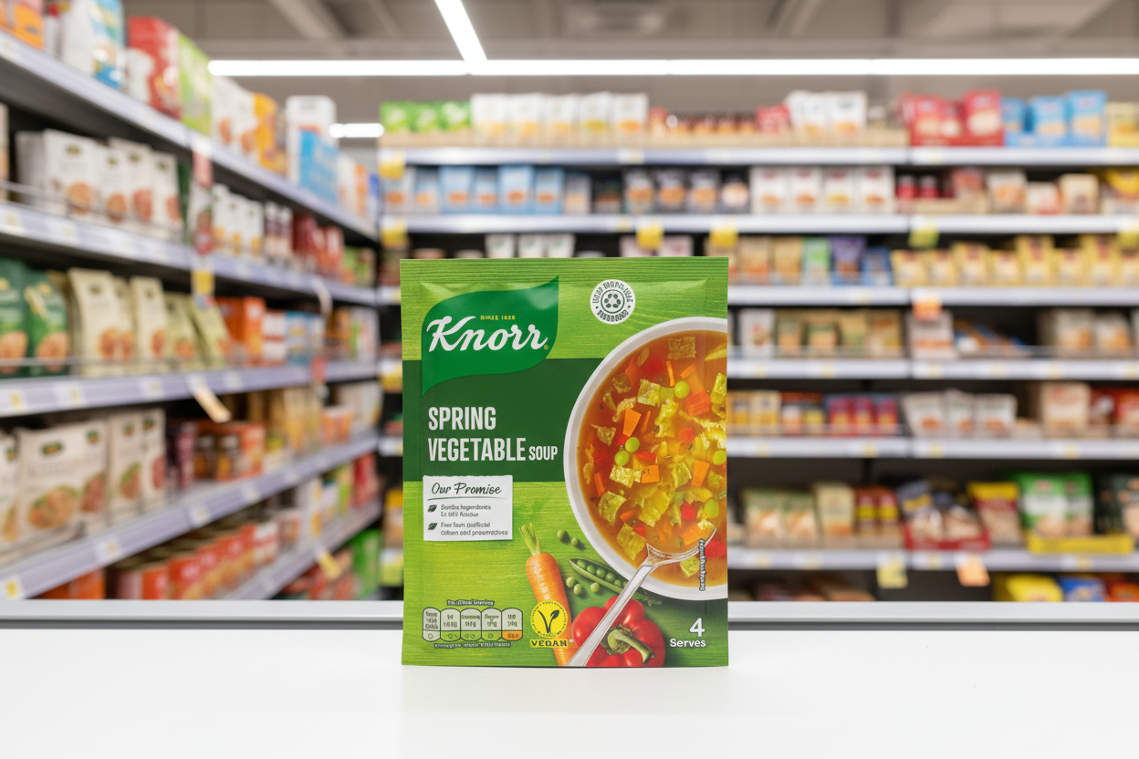 9 x Knorr Soup Spring Vegetable 48G