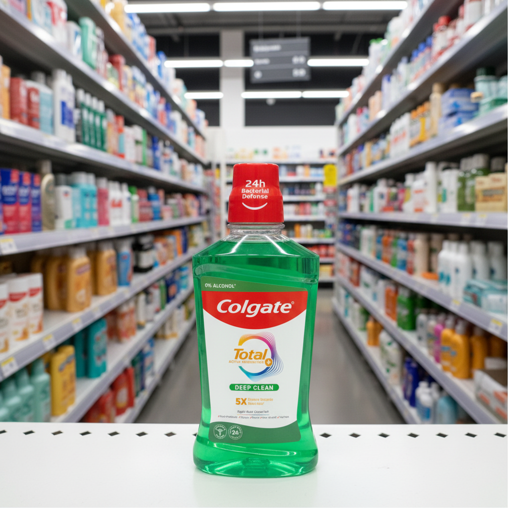 6 X Colgate Total Mouthwash Spearmint - 500Ml