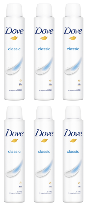 6 x Dove Anti P Women Classic - 200ML