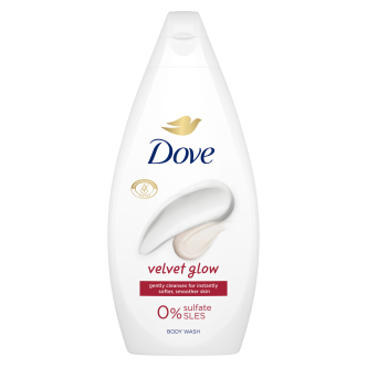 6 x Dove Body Wash Velvet Glow - 450ML