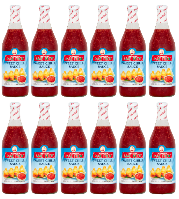 12 x Mae Ploy Blue Sweet Chilli Sauce 12x730ml - 730ML