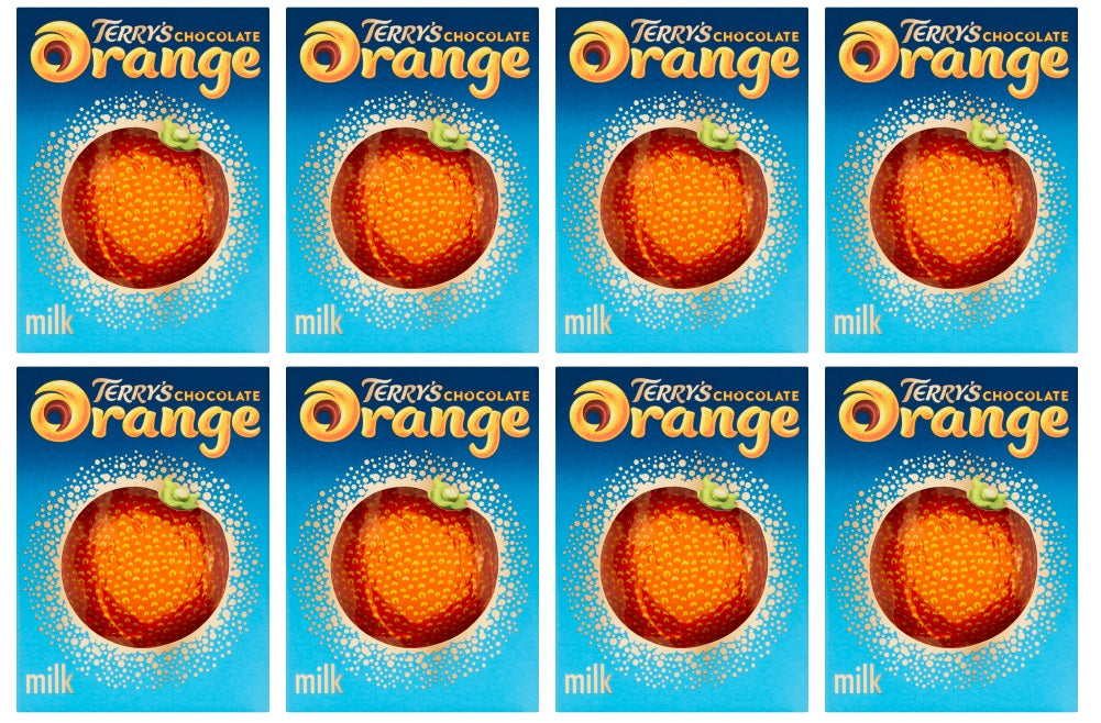 8 x Terrys Milk Chocolate Orange Ball 157Gm