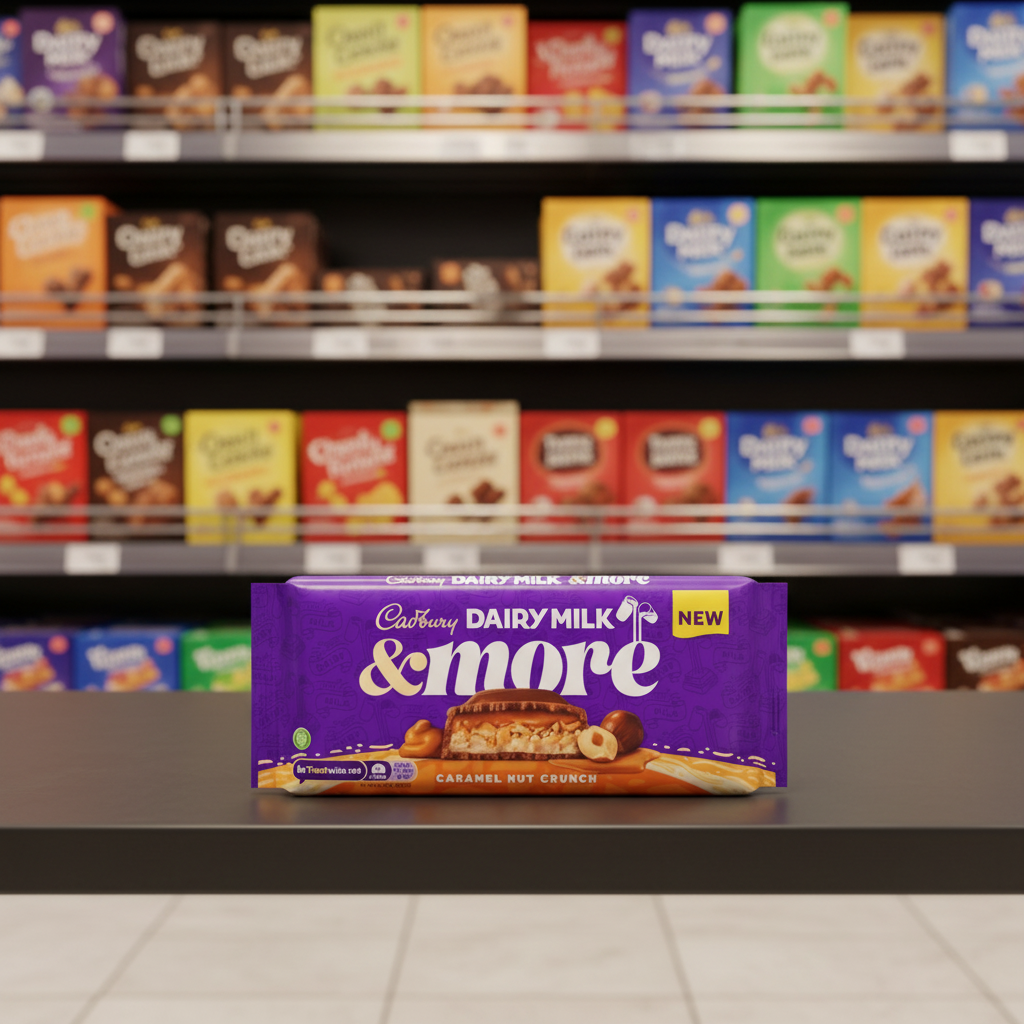 15 x Cadbury Dairy Milk & More Caramel Nut Crunch - 200GM