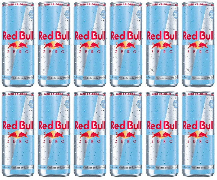 12 x Red Bull Energy Drink Zero - 250ML