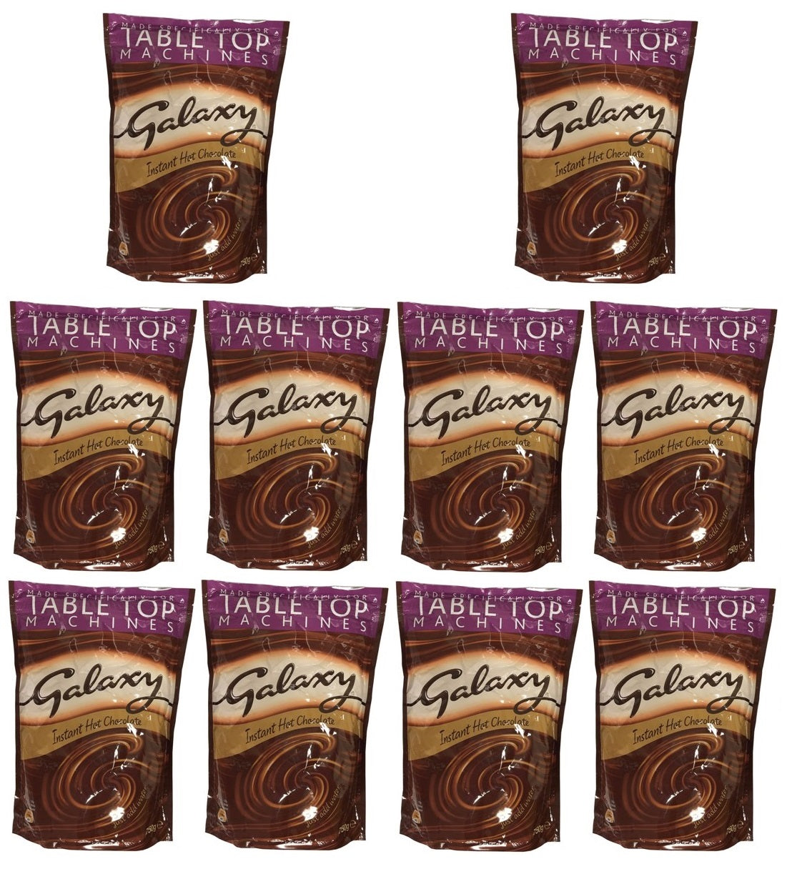 10 x Cuppa Galaxy Chocolate +Mc - 750G