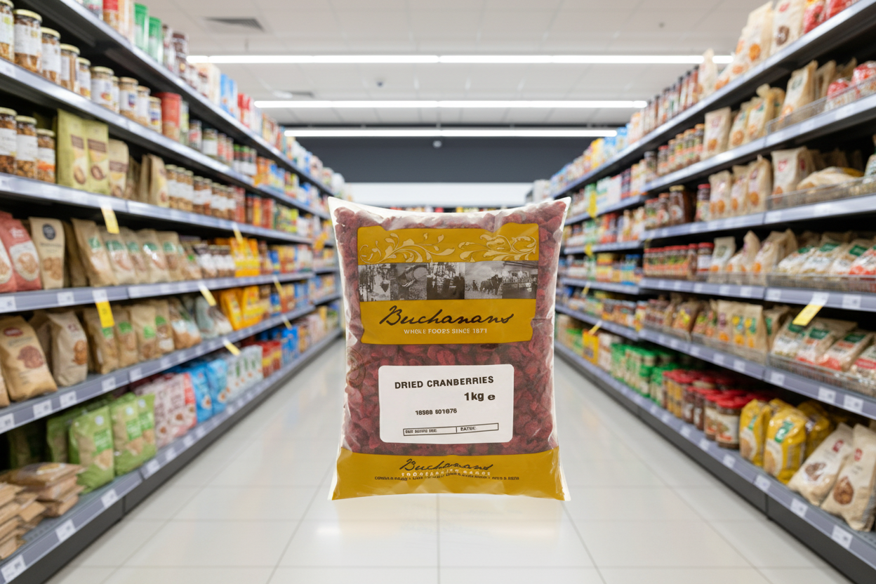 Buchanans Dried Cranberries 1Kg
