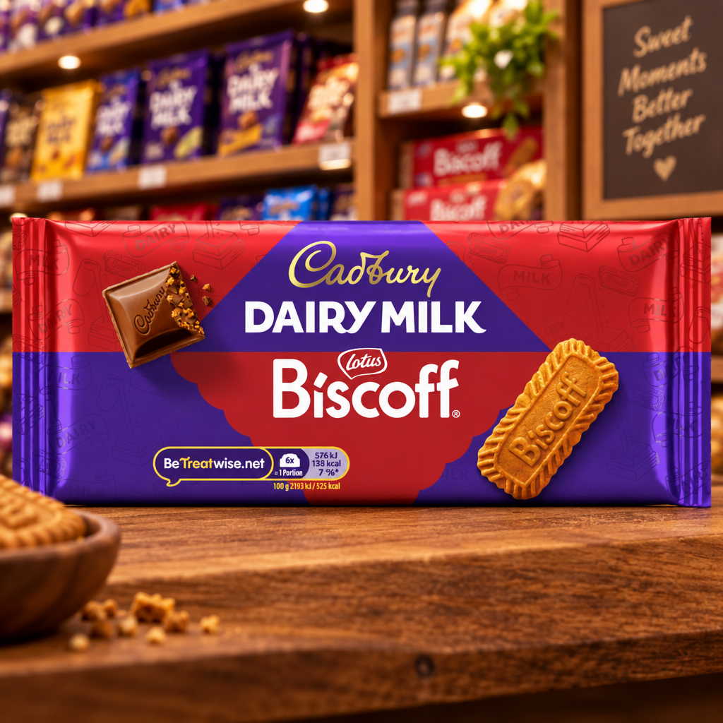 19 X Cadbury Dairy Milk Biscoff Large Bar - 105Gm