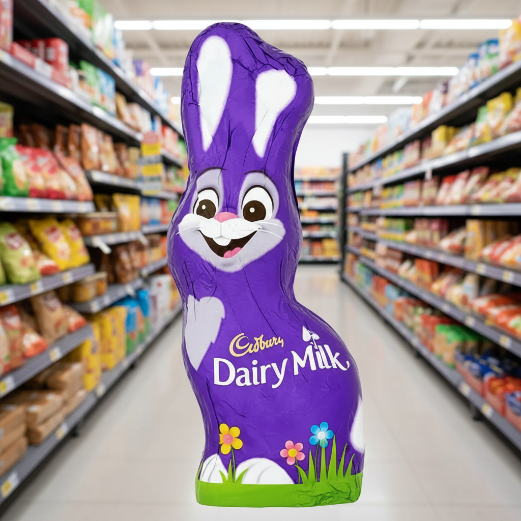 8 x Cadbury Dairy Milk Large Hollow Bunny - 100GM