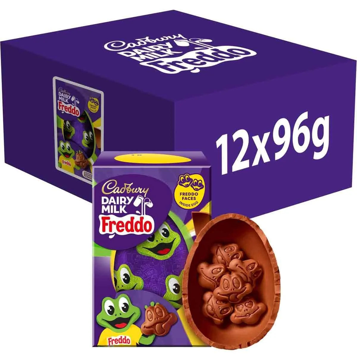 12 x Cadbury Freddo Faces Small Egg - 96GM