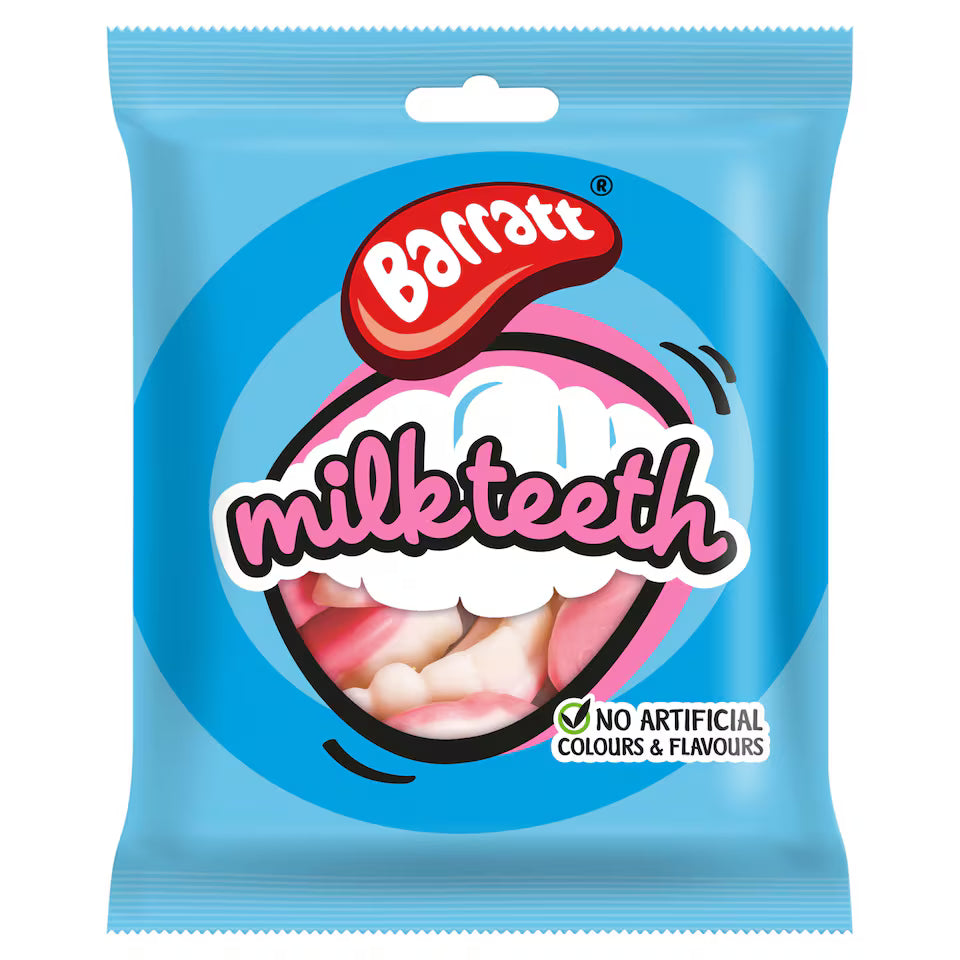 7 X Barratt Milk Teeth - 130Gm
