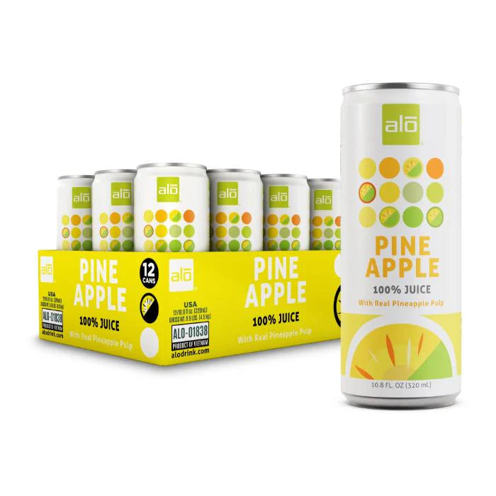12 x ALO Pineapple Juice with Pulp - 320ml