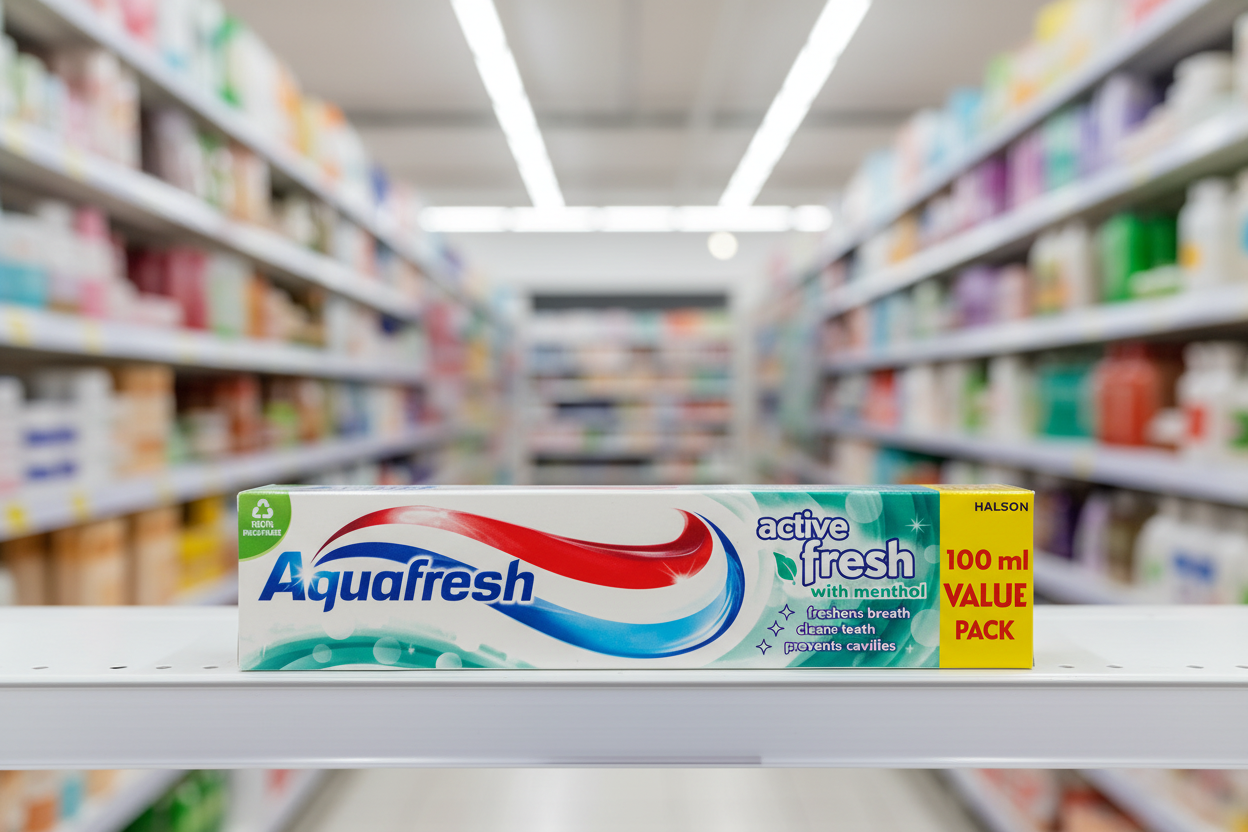 12 x Aquafresh Toothpaste Active Fresh - 100ML