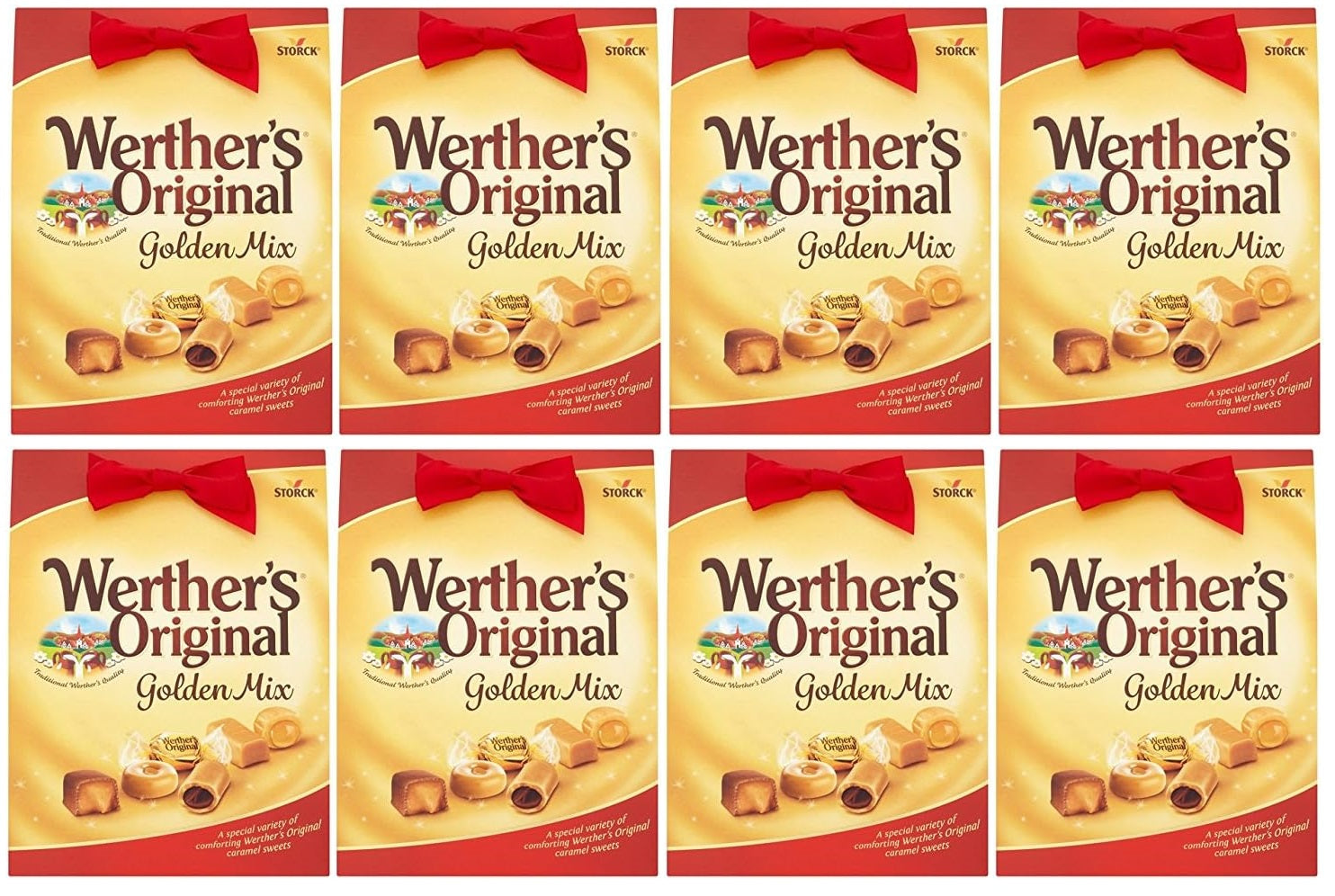 8 X Werthers Golden Mix Box 340G