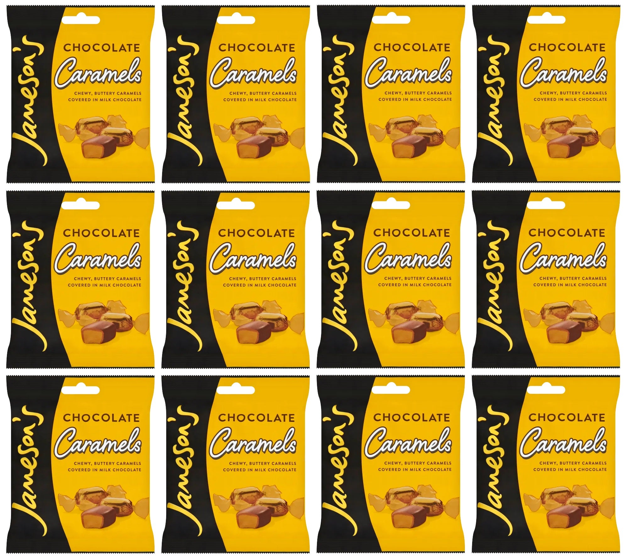 12 x Jamesons Chocolate Caramels Bag - 110GM
