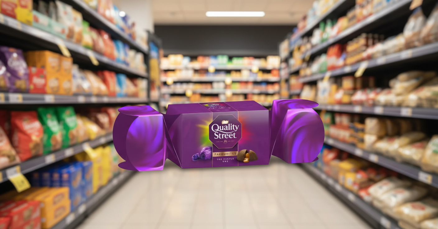 4 x Quality Street Purely Purple One - 319GM