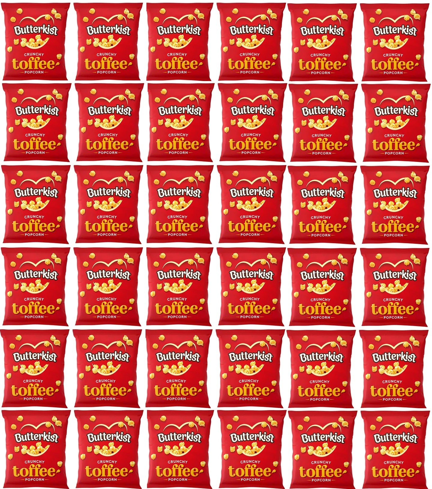 36 x Butterkist Popcorn Toffee 20G