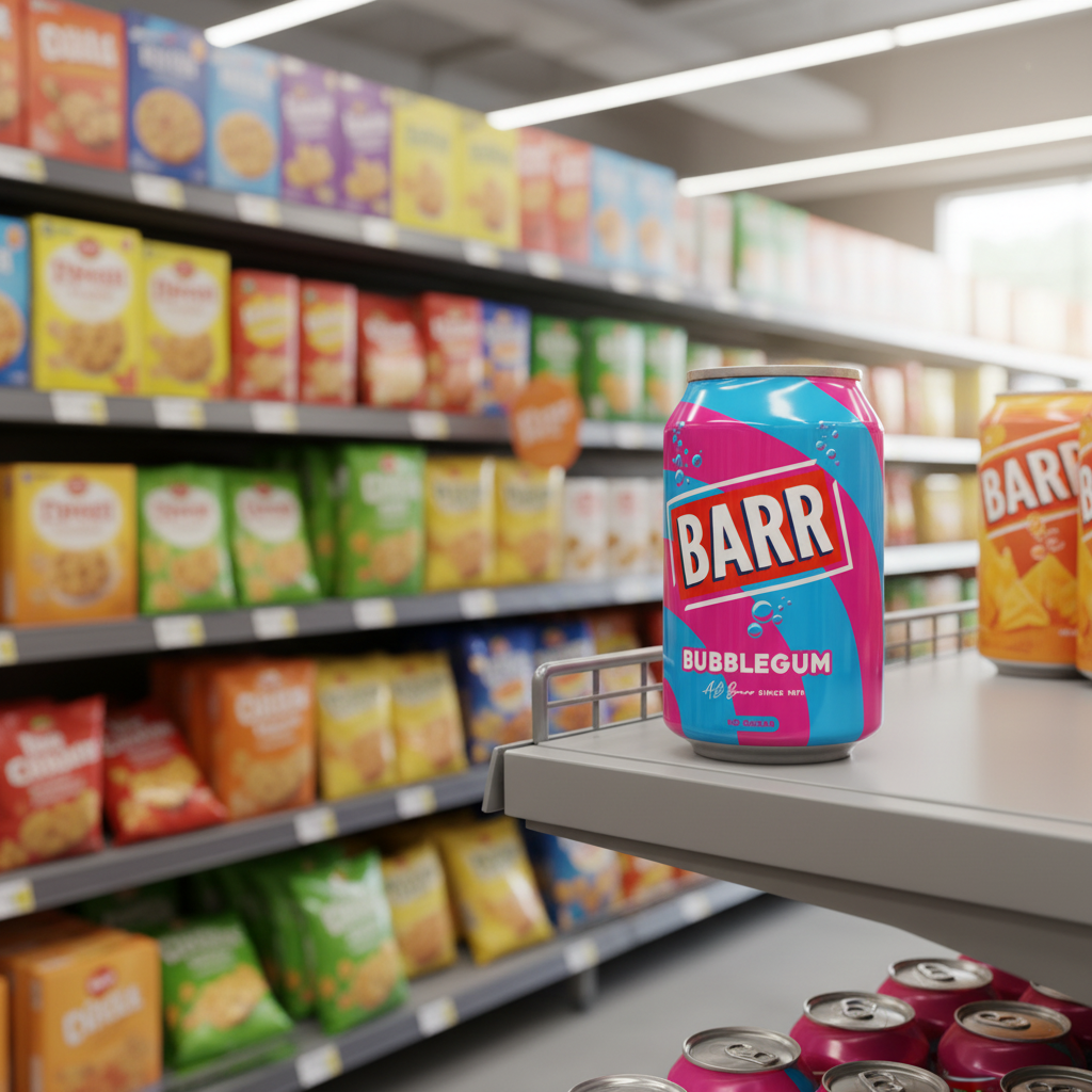 24 x Barr Bubblegum 330Ml