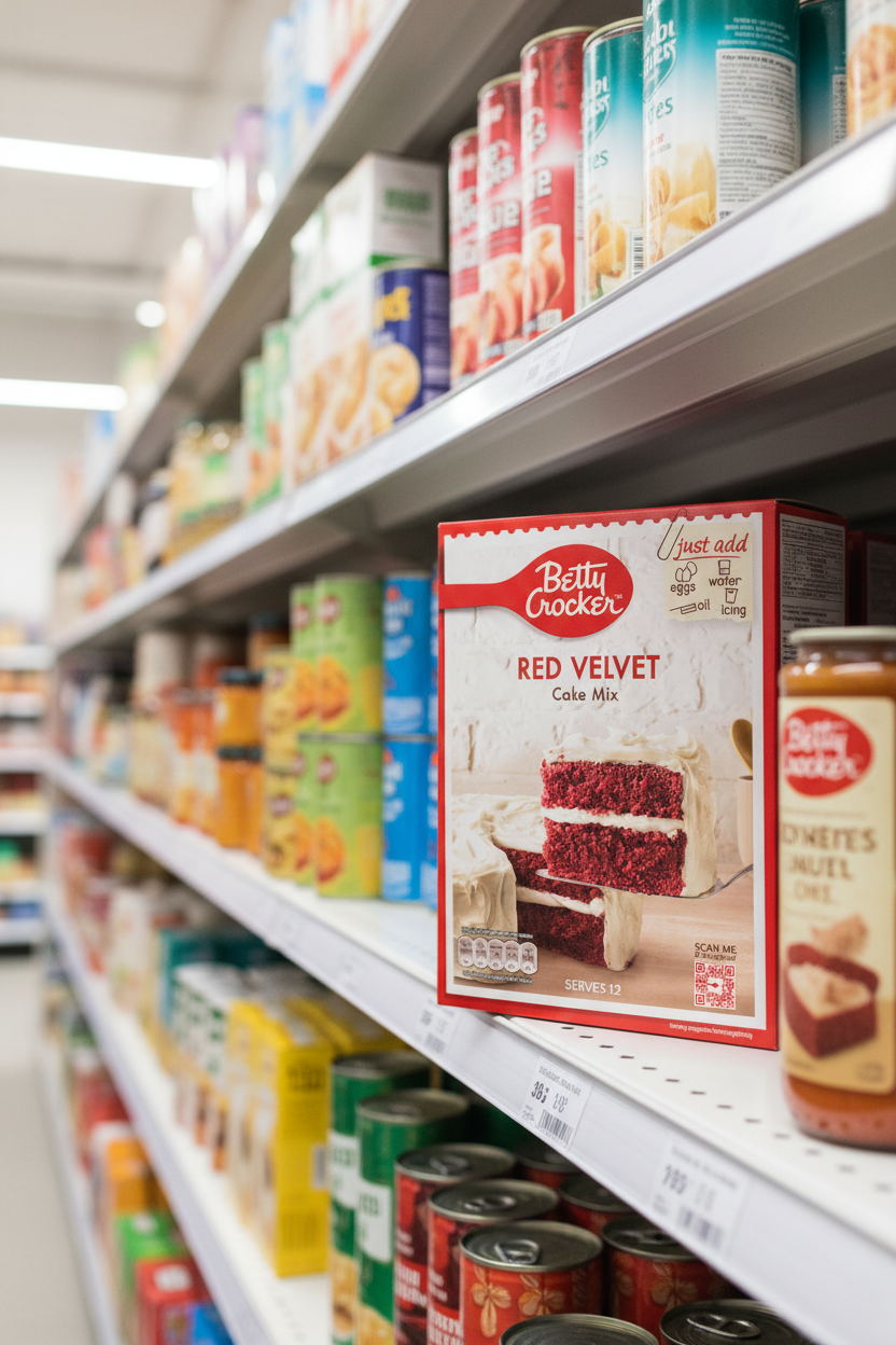 6 X Betty Crocker Red Velvet Cake Mix - 425Gr