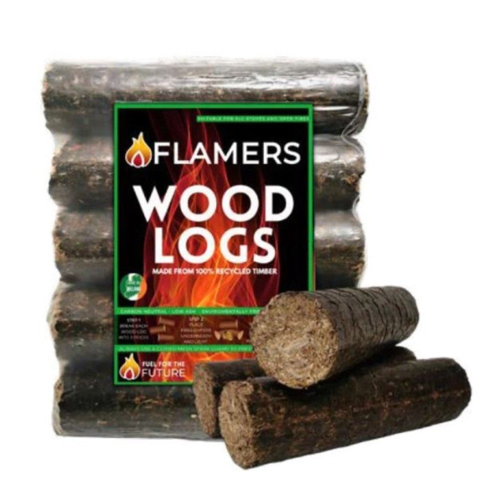 Flamers Woodlogs 5Pk F0059-01