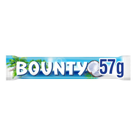 24 x Bounty Coconut & Milk Chocolate Snack Bar Duo 57gm - 57GM