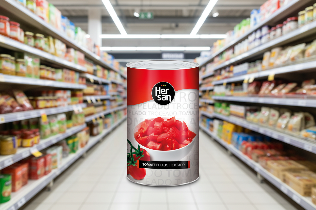3 x Hersan Tomato Chopped 5Kg