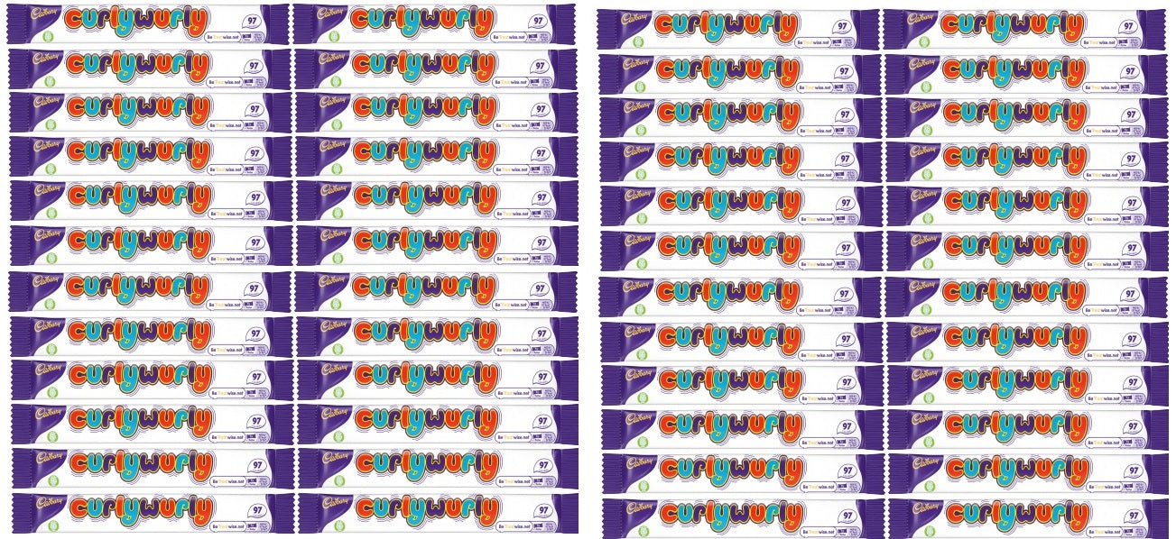 48 x Cadbury Curly Wurly 21.5Gm