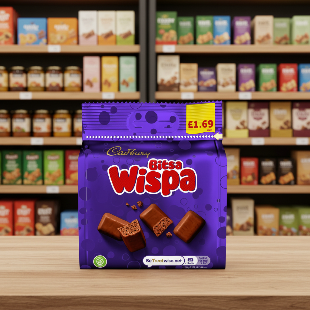 10 X Cadbury Bitsa Wispa - 85Gm