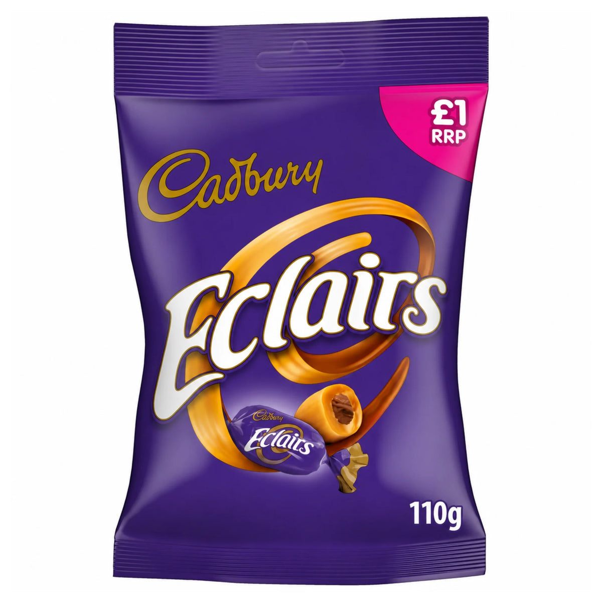12 X Cadbury Chocolate Eclairs Bag - 110Gm
