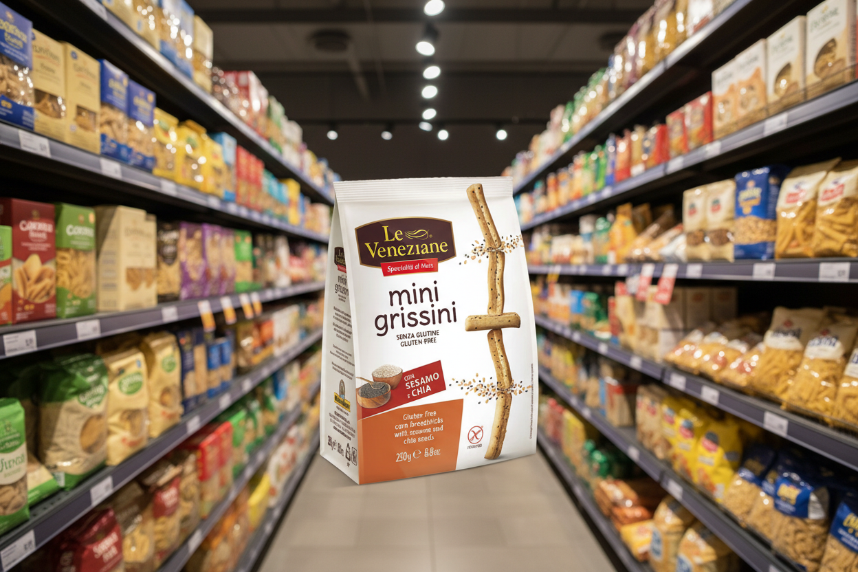 Le Veneziane Sesame & Chia Grissini Breadsticks - 250g