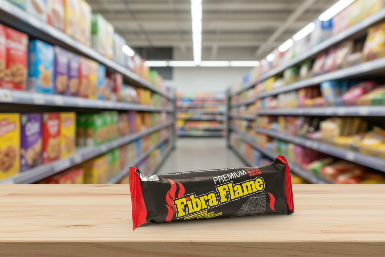 20 x Fibra Flame Fire log Premium Eco Smokeless