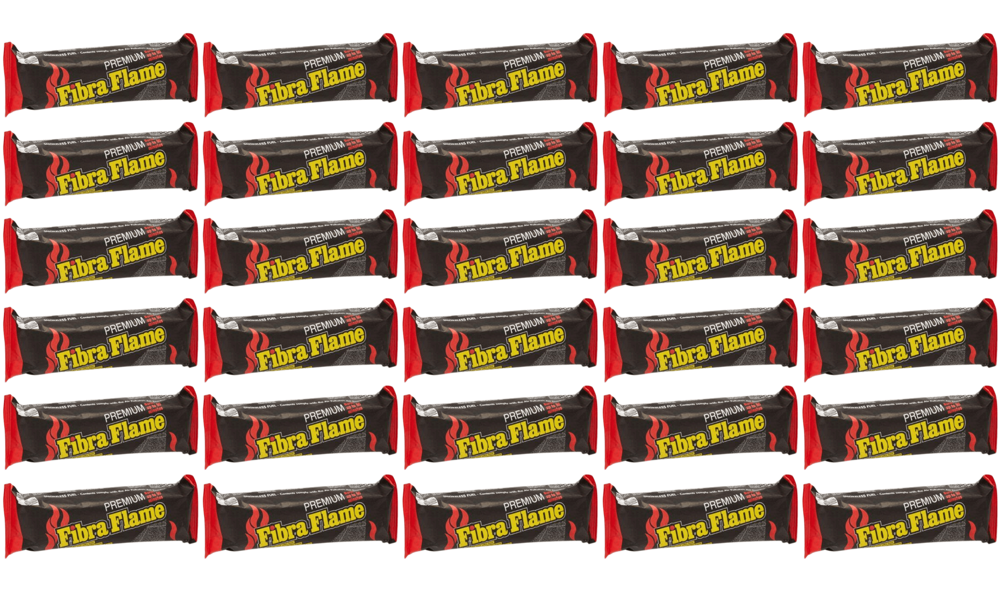 30 x Fibra Flame Premium Fire log