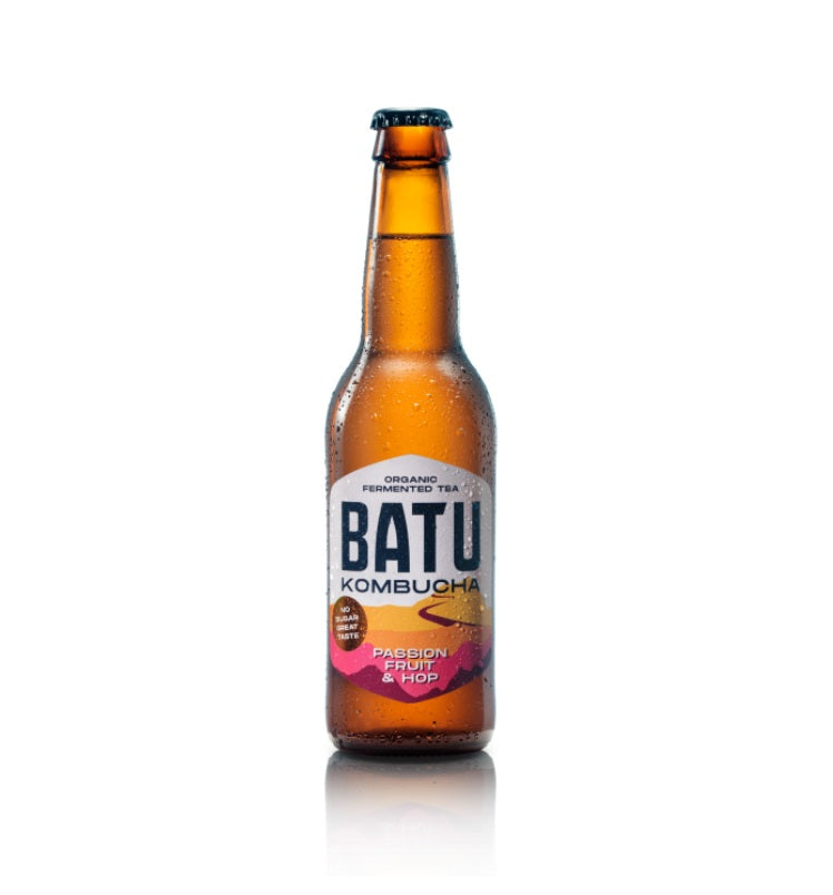 12 x Batu Kombucha Passionfruit & Hop - 330ml