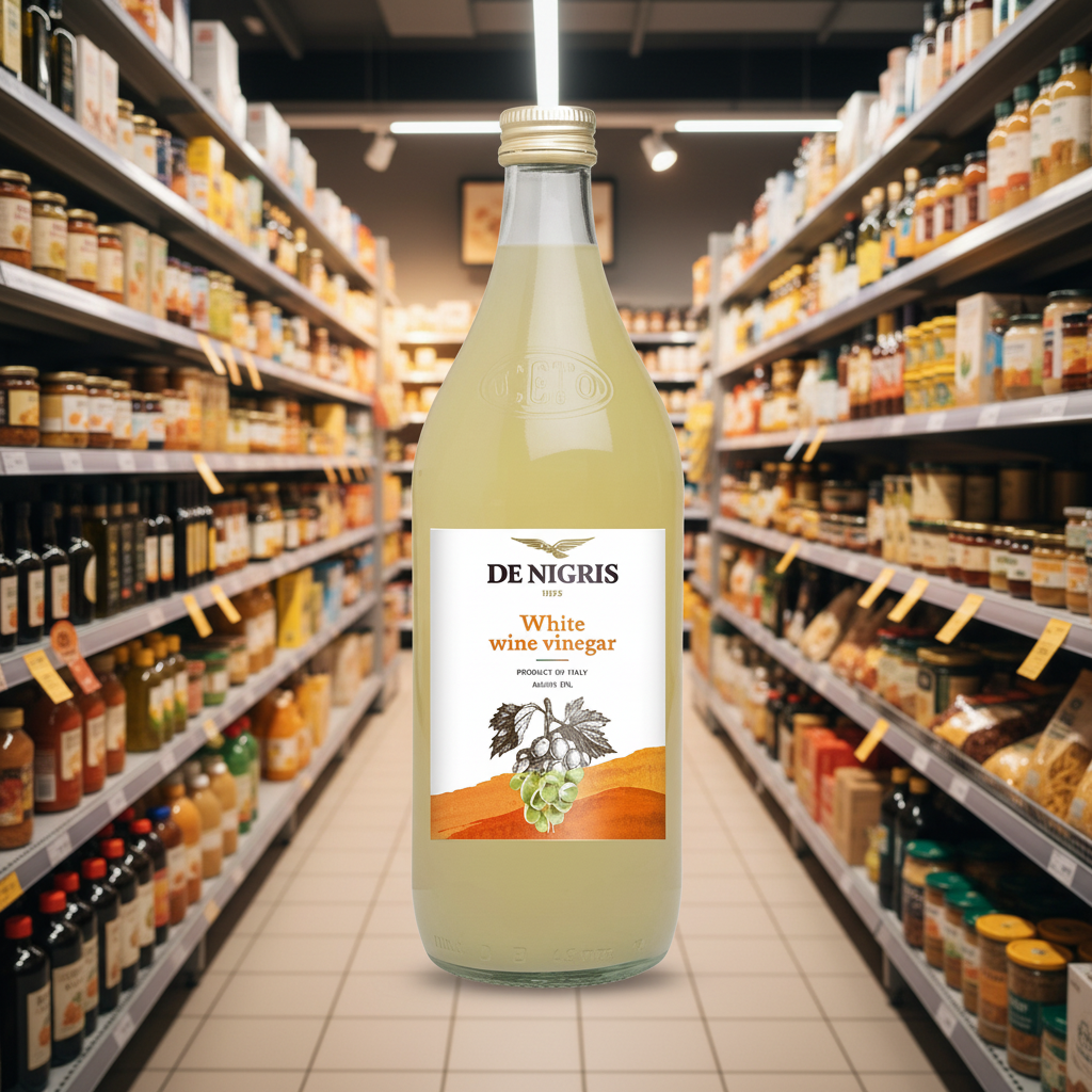 De Nigris White Wine Vinegar 1L