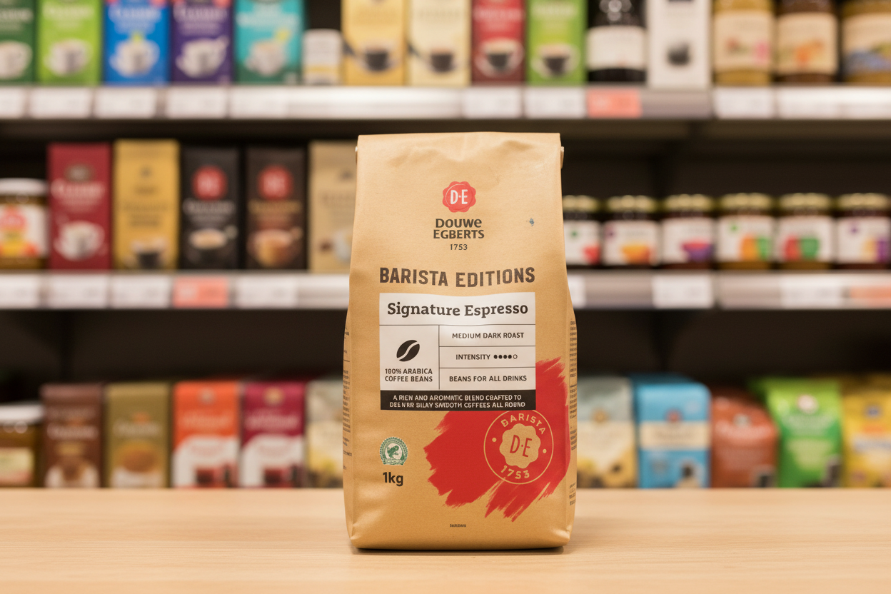 Douwe Egberts Barista Editions Medium Roast Coffee Beans 1 Kg