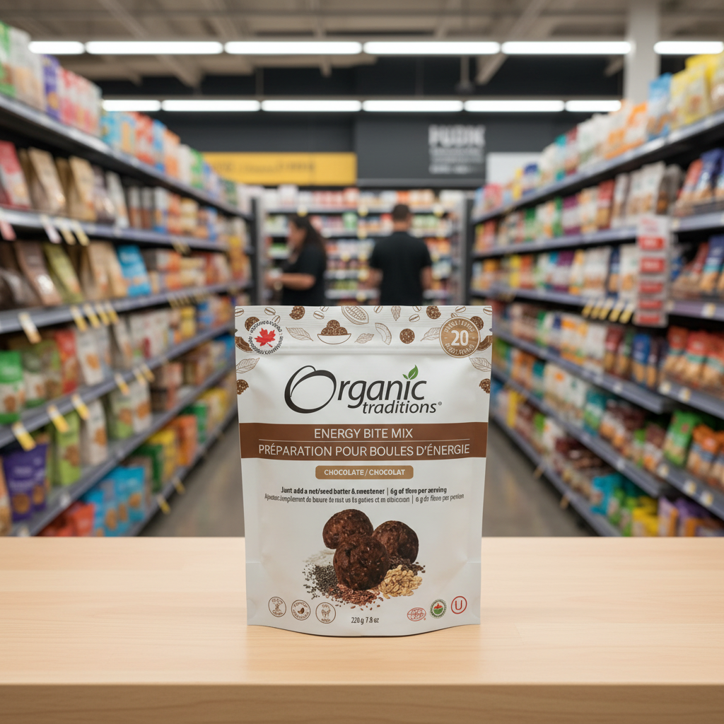 Organic Traditions Org Chocolate Energy Bite Mix - 220g