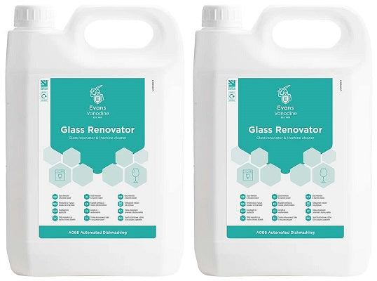 2 x Evans Glass Renovator 5Lt