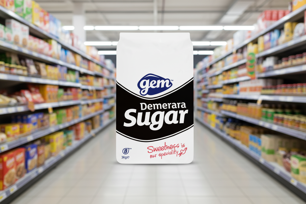 Gem Demerara Sugar 3Kg