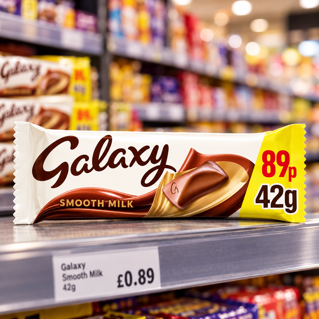 24 X Galaxy Milk Chocolate Bar - 42Gm