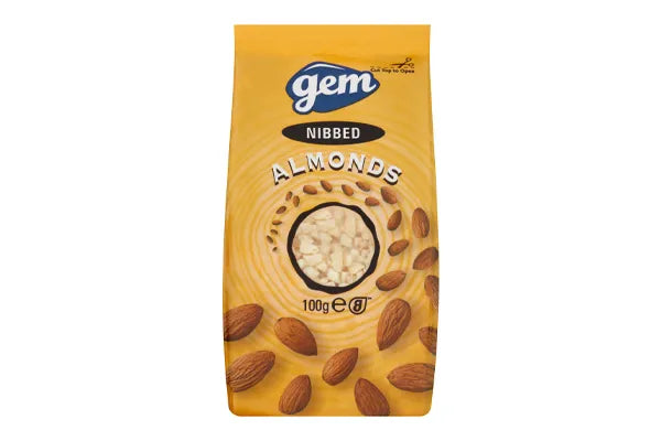 10 x Gem Nibbed Almonds 1Kg