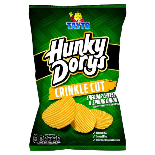 12 x Tayto Hunky Dorys Cheese & Onion - 130GM