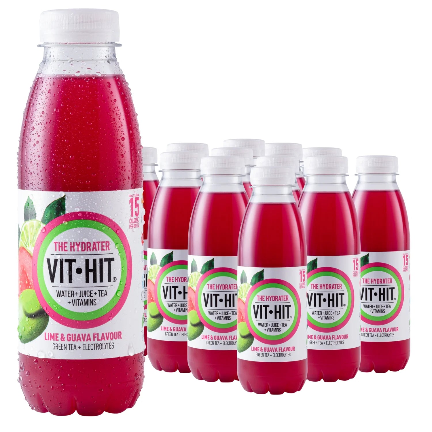 12 x Vit Hit The Hydrater Lime & Guava Flavour 500Ml
