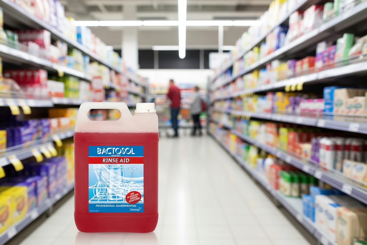 2 x Diversey Bactosol Cabinet Rinse Aid 5L