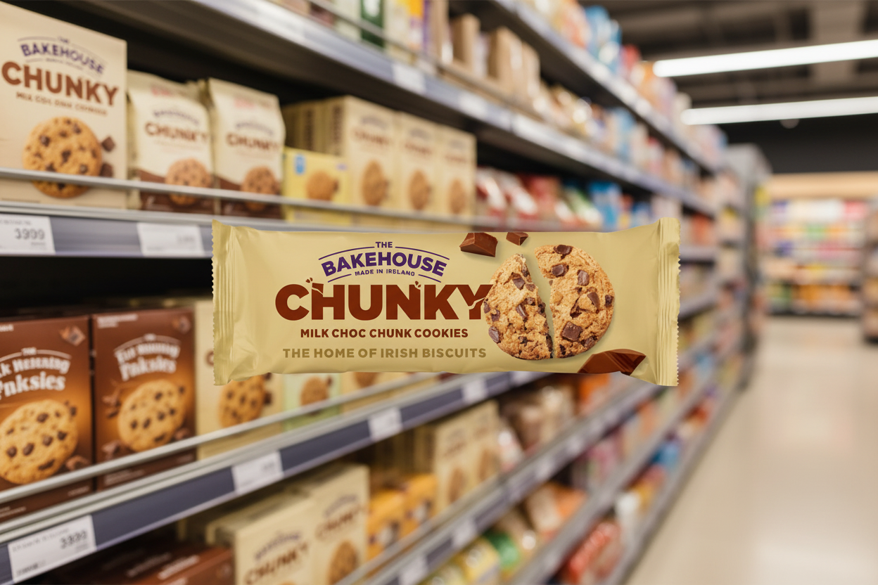 24 x The Bakehouse Milk Choc Chunk Cookies 40G